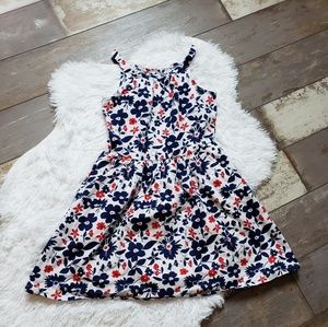 A flowered dress